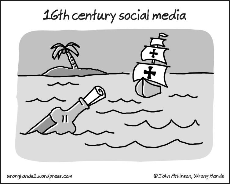 Social media in indepartatul trecut