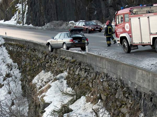 La un pas de dezastru