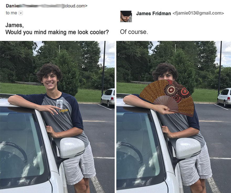 "Poti sa ma faci sa arat mai cool?"