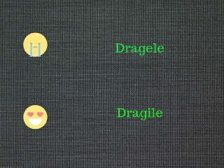 "Dragele" vs. "Dragile"