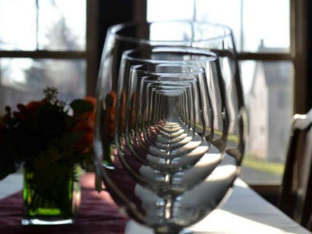 Pahare perfect aliniate