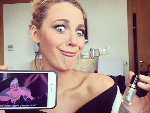 ... iar Blake Lively nu se lasa mai prejos