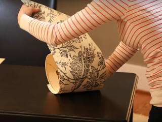 Poti imbraca exteriorul unui abajur