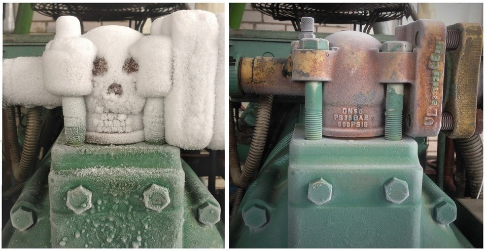 Pe timpul iernii acest obiect arata chiar dragut