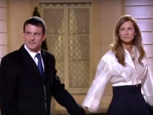 Manuel Valls si Anne Gravoin