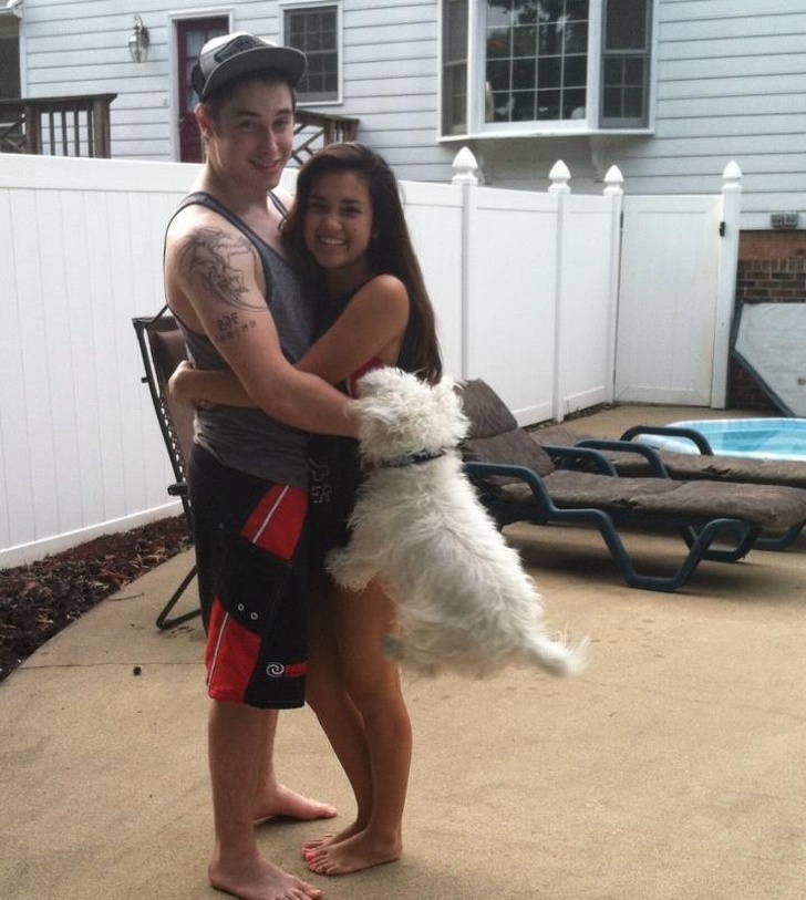 "Pleaca de langa stapanul meu!"