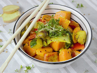 Legume curry in stil indian