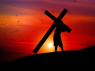 Greutatea crucii carate de Iisus