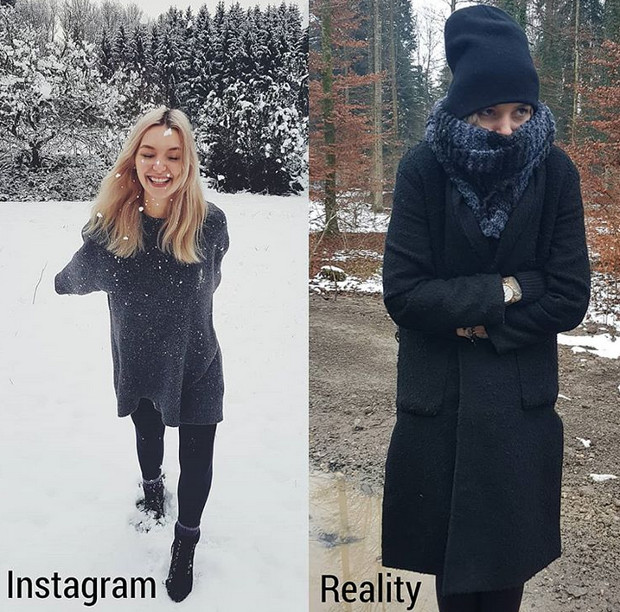 Iarna din pozele de pe Instagram nu exista