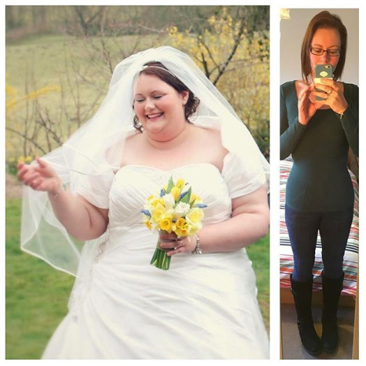 Aceasta femeie demonteaza mitul potrivit caruia femeile iau in greutate dupa ce se casatoresc