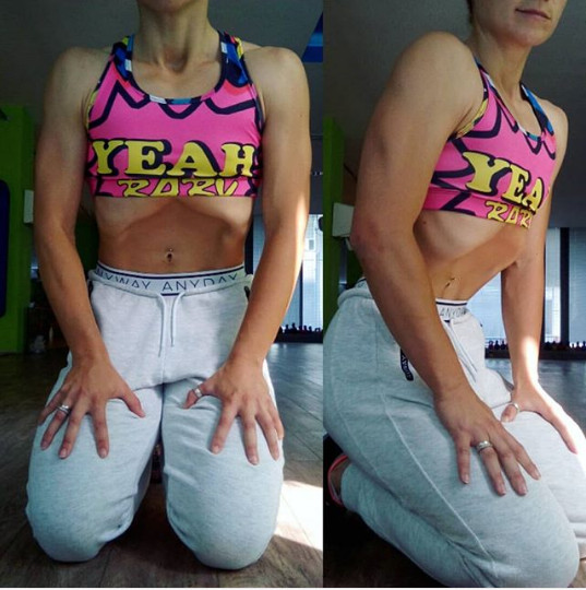 Nu mai are nici urma de burta