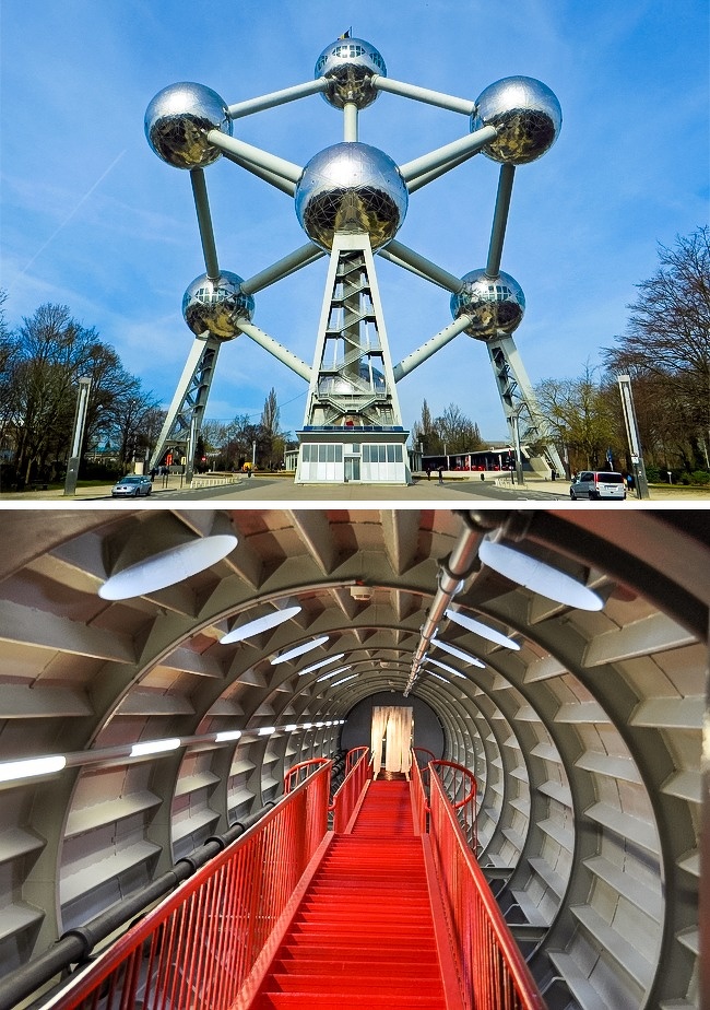 5. Atomiumul din Bruxelles, Belgia