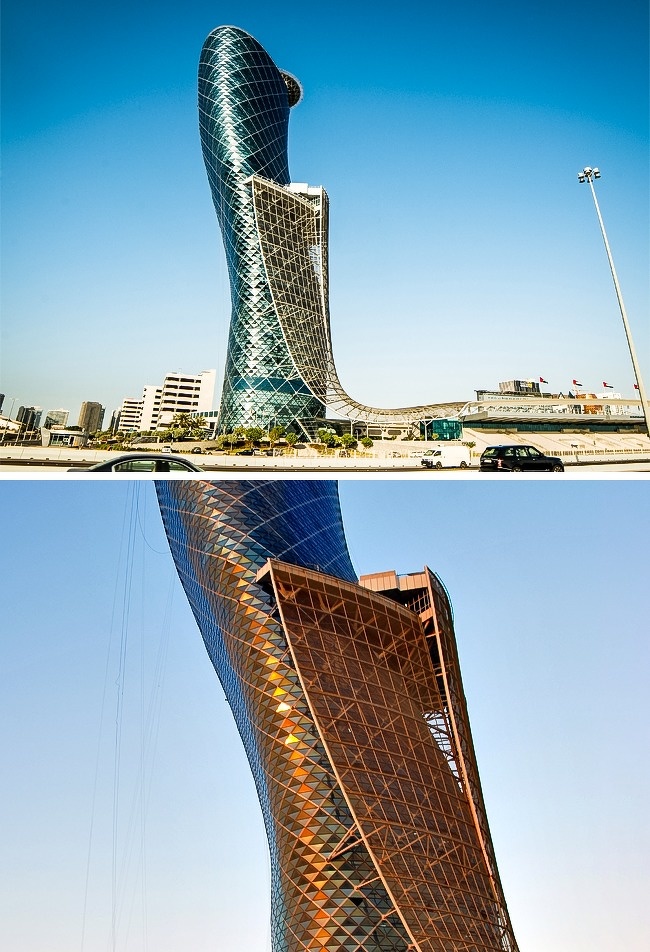 11. Capital Gate din Abu Dhabi, Emiratele Arabe Unite