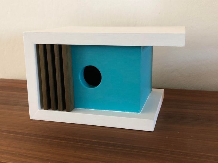 O căsuță handmade pentru păsări