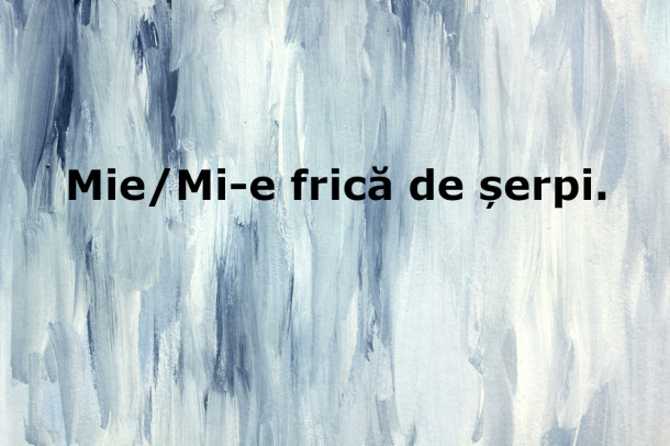Cum se scrie corect: Mie sau Mi-e