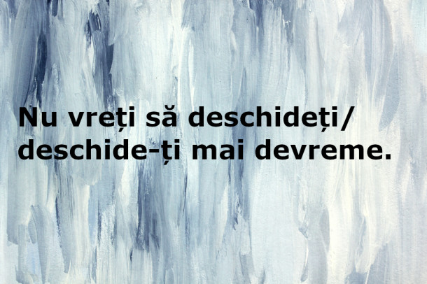 Cum se scrie corect: Deschideți sau Deschide-ți?