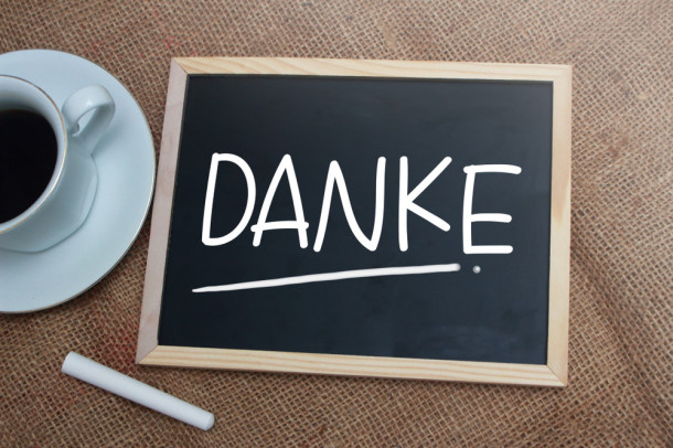 Cuvântul „danke” înseamnă „mulțumesc” în limba...