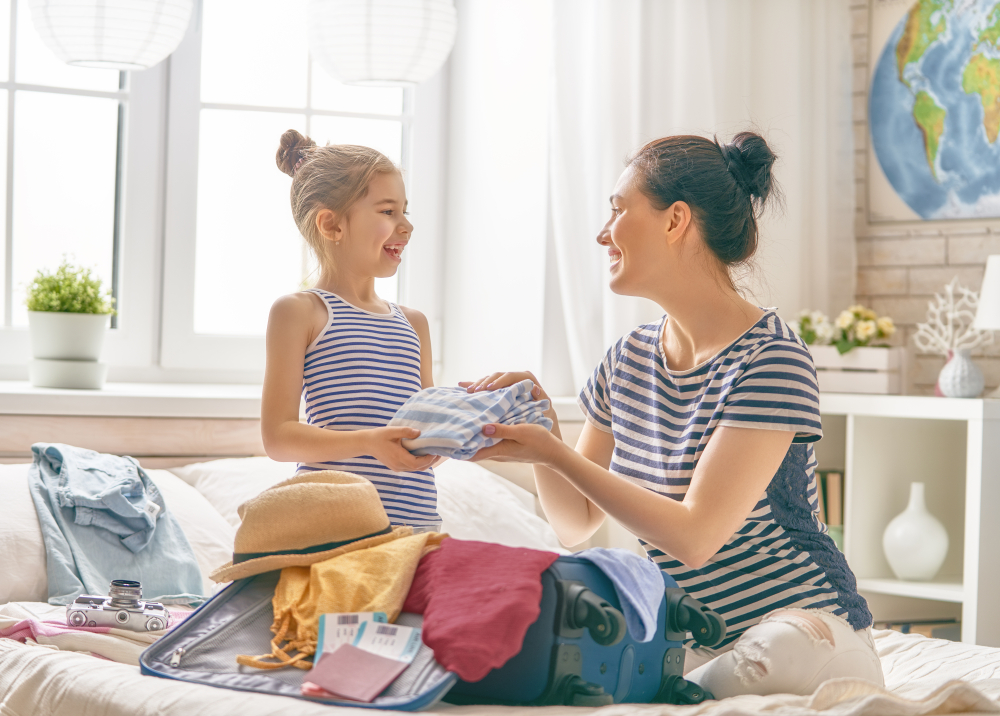 Le pregătește cu grijă bagajele și lucrurile când copiii pleacă de acasă