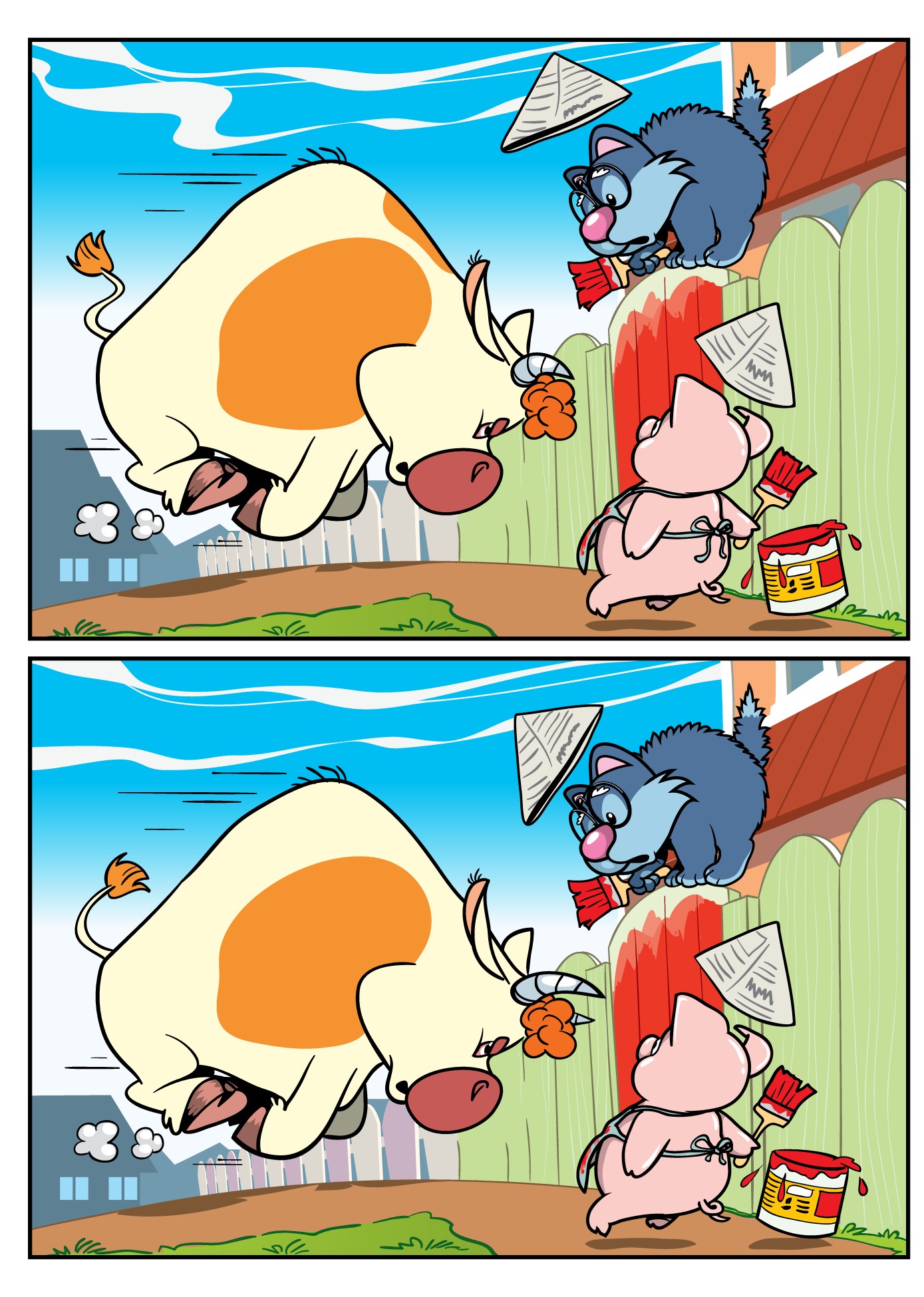 Găsește cele 10 diferențe